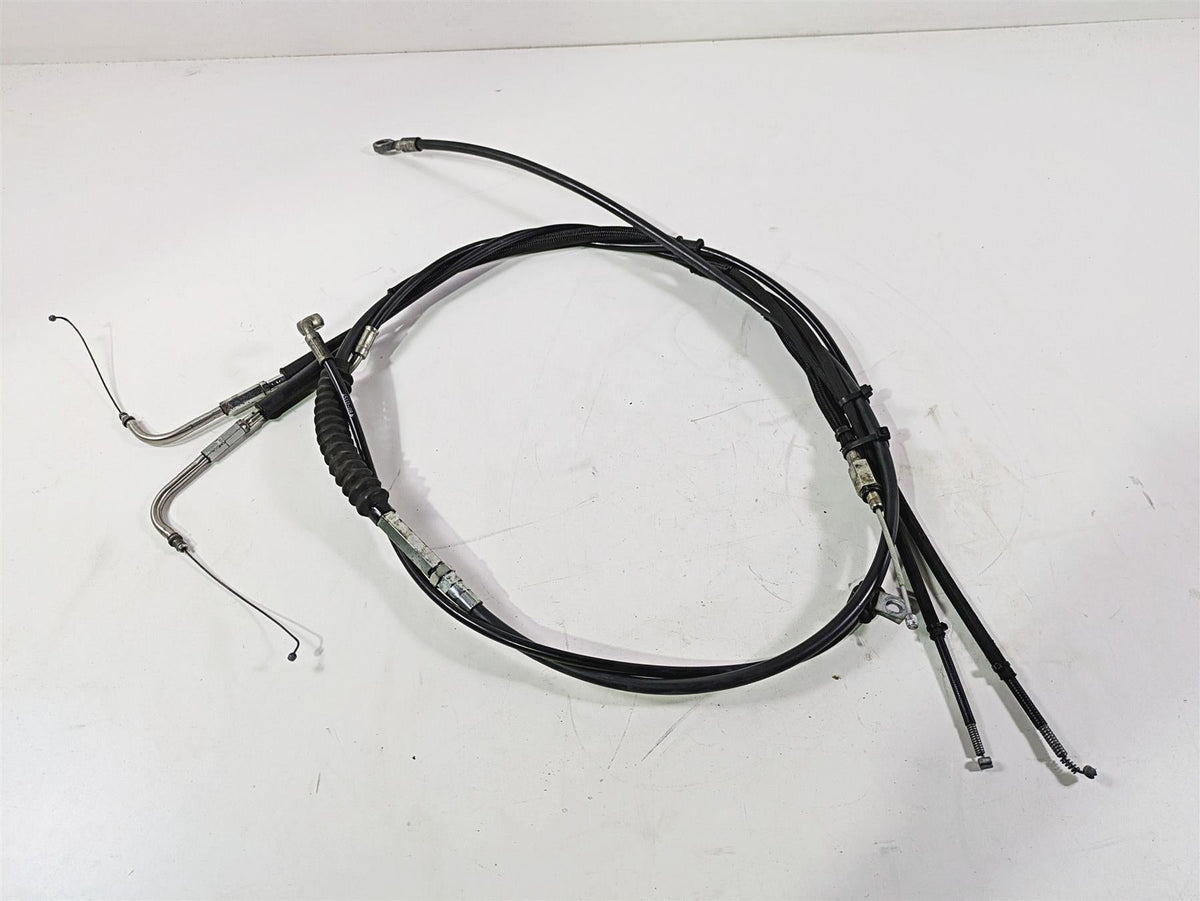2017 Harley Dyna FXDB Street Bob Oem Brake Line & 10" Throttle Cables 45112-08A {{ shop.shopifyCountryName }} - Mototech271