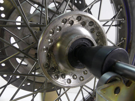 2003 Honda VTX1300 S Straight Spoke Front Wheel Rim 17x3 44650-MEA-671 {{ shop.shopifyCountryName }} - Mototech271