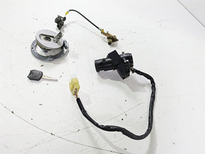 2005 Kawasaki ZX12R Ninja Ignition Switch Key Lock Tank Cap Set 27005-5130 | Mototech271