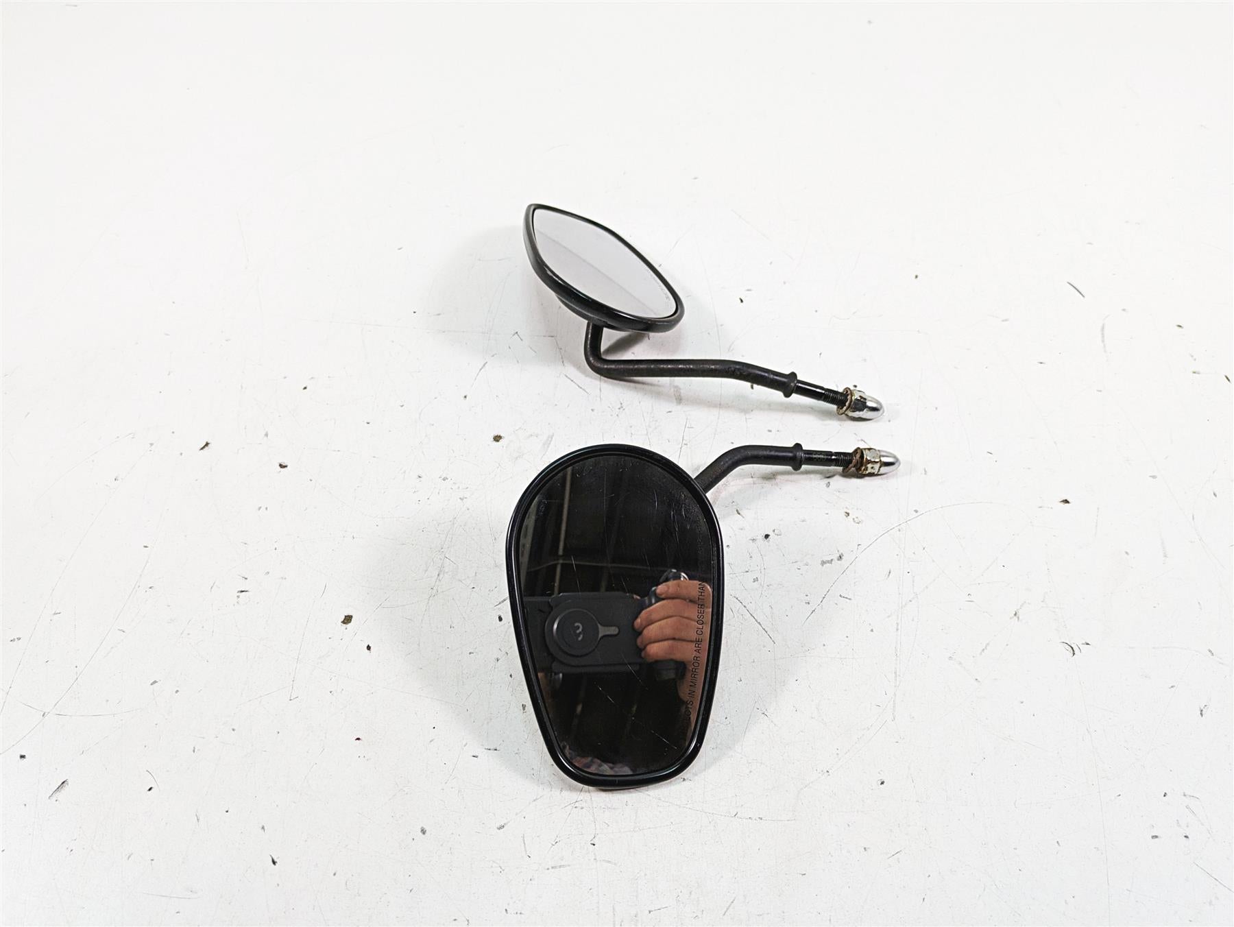 2019 Harley XL883N Sportster Iron Black Rear View Mirror Set 91982-03B 91983-03B {{ shop.shopifyCountryName }} - Mototech271