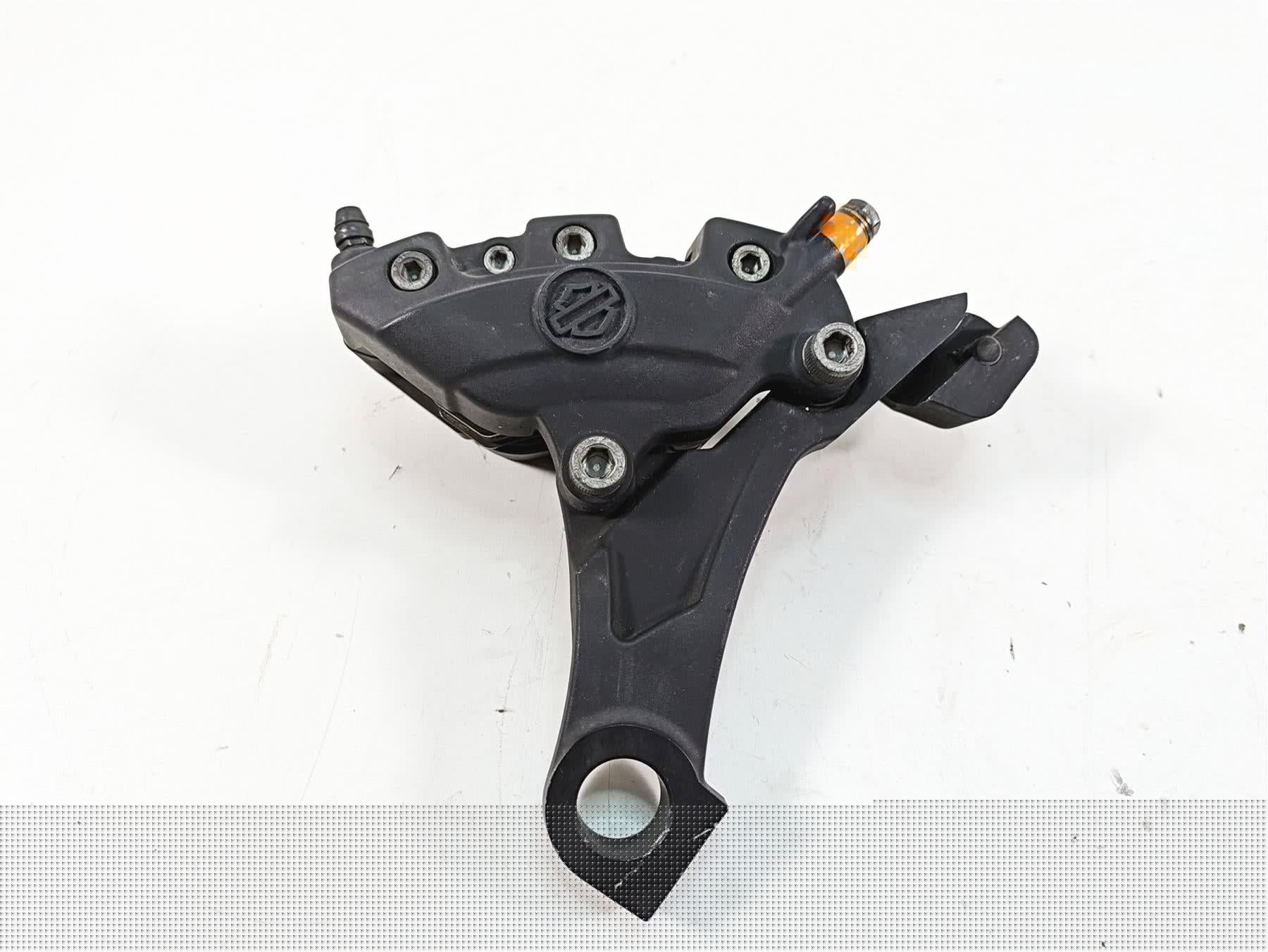 2011 Harley Touring FLTRU Road Glide Rear Brake Caliper + Bracket 25mm 44080-08C | Mototech271