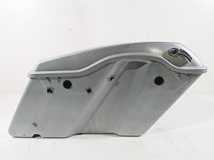 2010 Harley Touring FLHX Street Glide Left Saddlebag Saddle Bag Silver 90753-93 | Mototech271