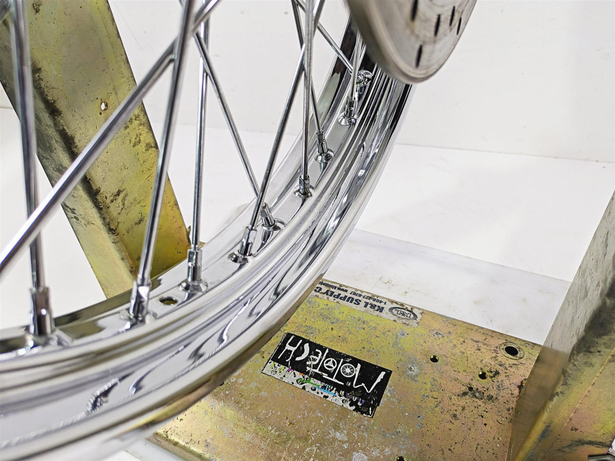 2004 Harley Softail FXSTDI Deuce Straight Front Wheel Rim Spoke 21x2.15 43671-05 {{ shop.shopifyCountryName }} - Mototech271