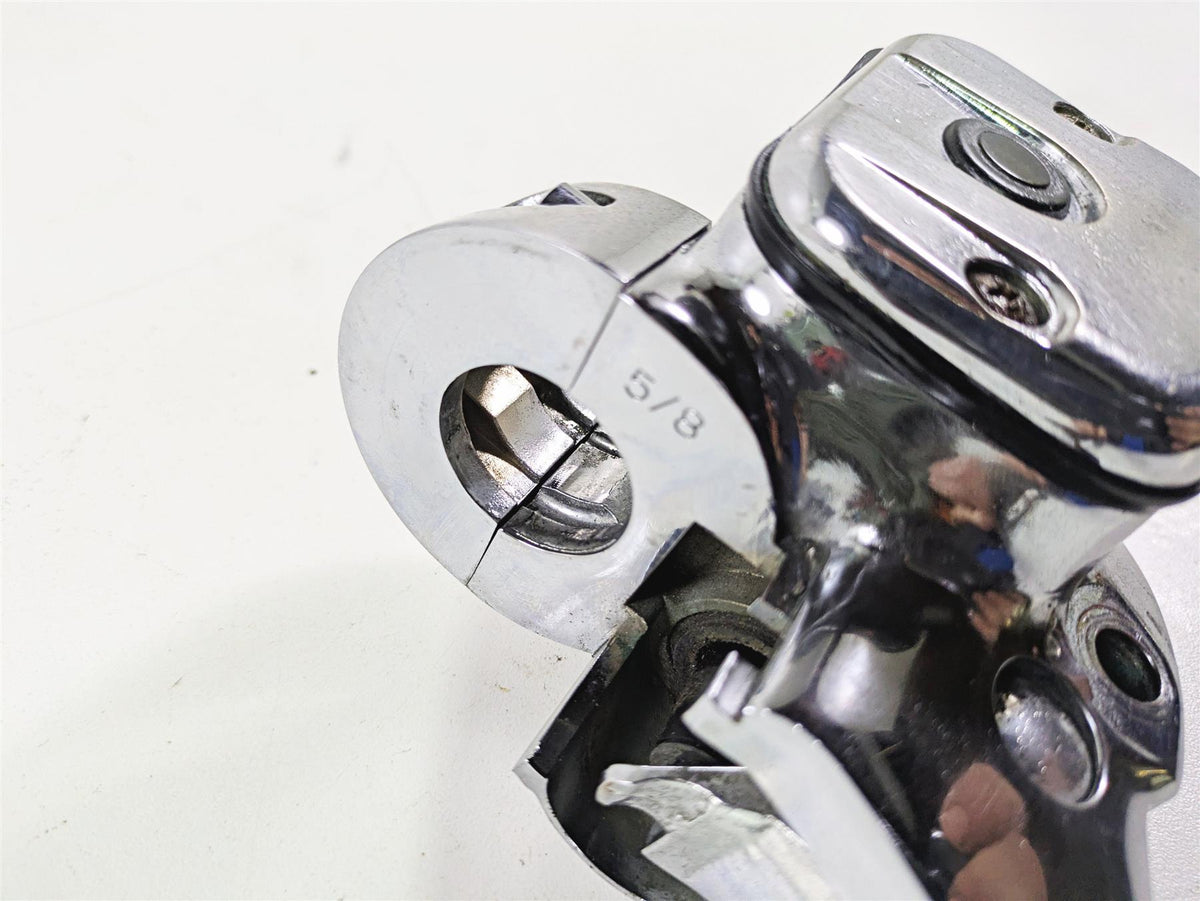 2002 Big Dog Pitbull Harley 1" Clamp Front Brake Master Cylinder Chrome 5/8 {{ shop.shopifyCountryName }} - Mototech271