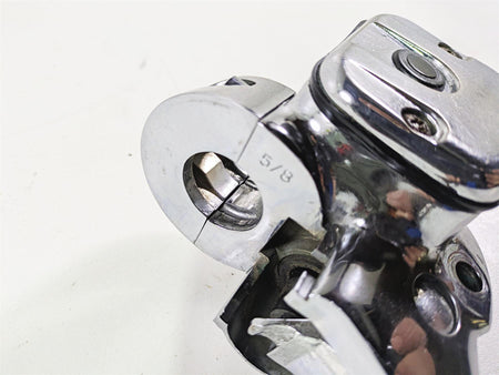 2002 Big Dog Pitbull Harley 1" Clamp Front Brake Master Cylinder Chrome 5/8 {{ shop.shopifyCountryName }} - Mototech271