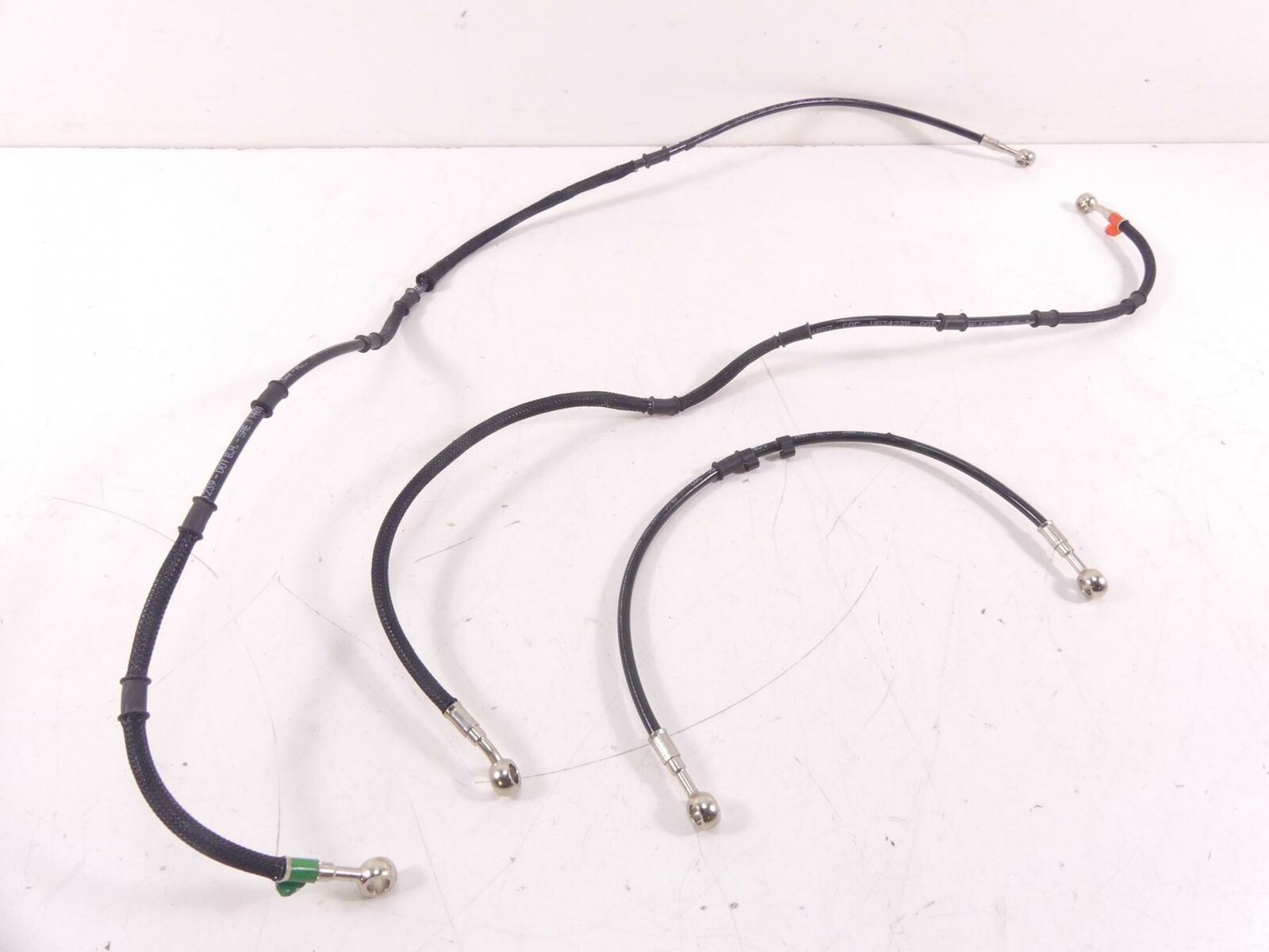 2020 Ducati Monster 1200 S Front Abs Brake Line Set 61810553B 61810531B
