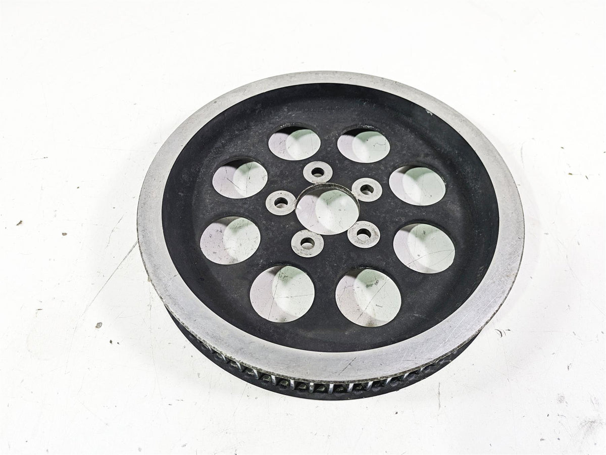 2003 Harley Touring FLHTCUI 100TH E-Glide Rear Drive Belt Pulley 70T 40225-86A {{ shop.shopifyCountryName }} - Mototech271