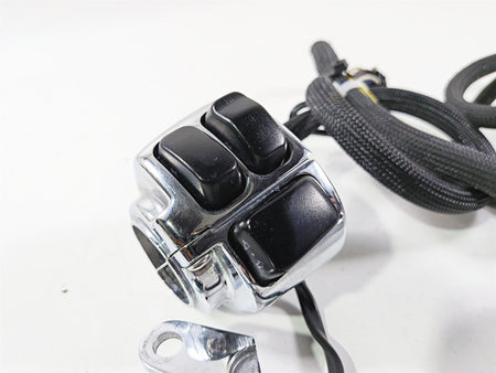 2008 Harley FXDSE CVO Dyna Left & Right Chrome Hand Control Switch 71682-06A-Mototech271