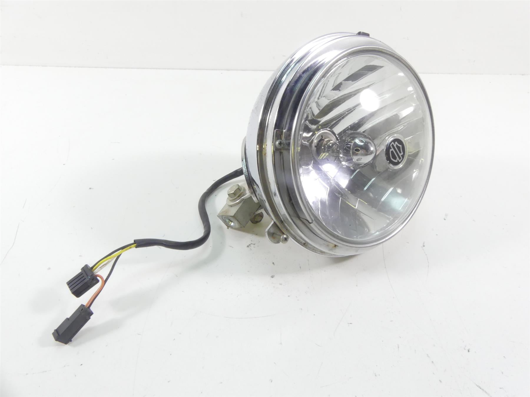 2004 Harley Softail FLSTFI Fat Boy Headlight Head Light Lamp 7" - Read 67903-00 {{ shop.shopifyCountryName }} - Mototech271