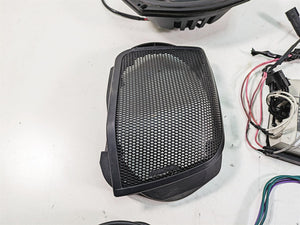 2014 Harley Touring FLHTK Electra Glide Rockford Fosgate Speaker Amp Set - Read