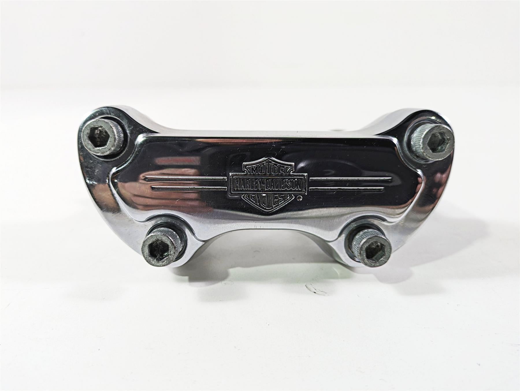 2003 Harley FLSTC Softail Heritage 100th Handlebar Holder Riser Set 56567-86B {{ shop.shopifyCountryName }} - Mototech271
