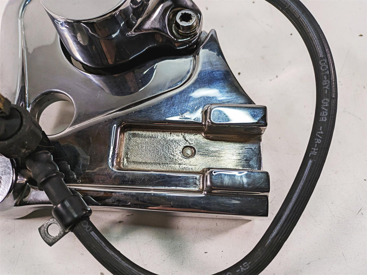 1999 Harley Dyna FXDL Low Rider Rear Chrome Brake Caliper 44050-87 {{ shop.shopifyCountryName }} - Mototech271