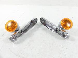 2014 Harley Touring FLHX Street Glide Front Blinker & Mount 68000037 68000036 | Mototech271