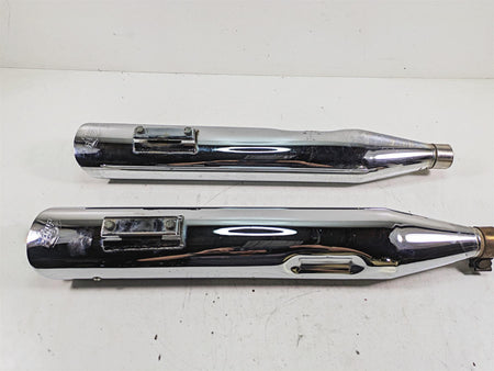 2014 Harley Touring FLHTK Electra Glide Vance Hines Twin Slash Muffler Set 16763 {{ shop.shopifyCountryName }} - Mototech271