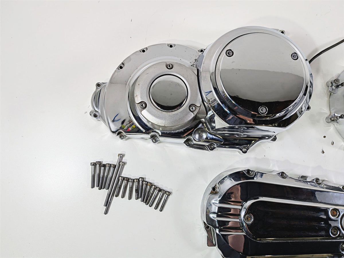 2008 Yamaha XV1900 Roadliner S Chrome Engine Motor Cover Set 1D7-15411-00 {{ shop.shopifyCountryName }} - Mototech271