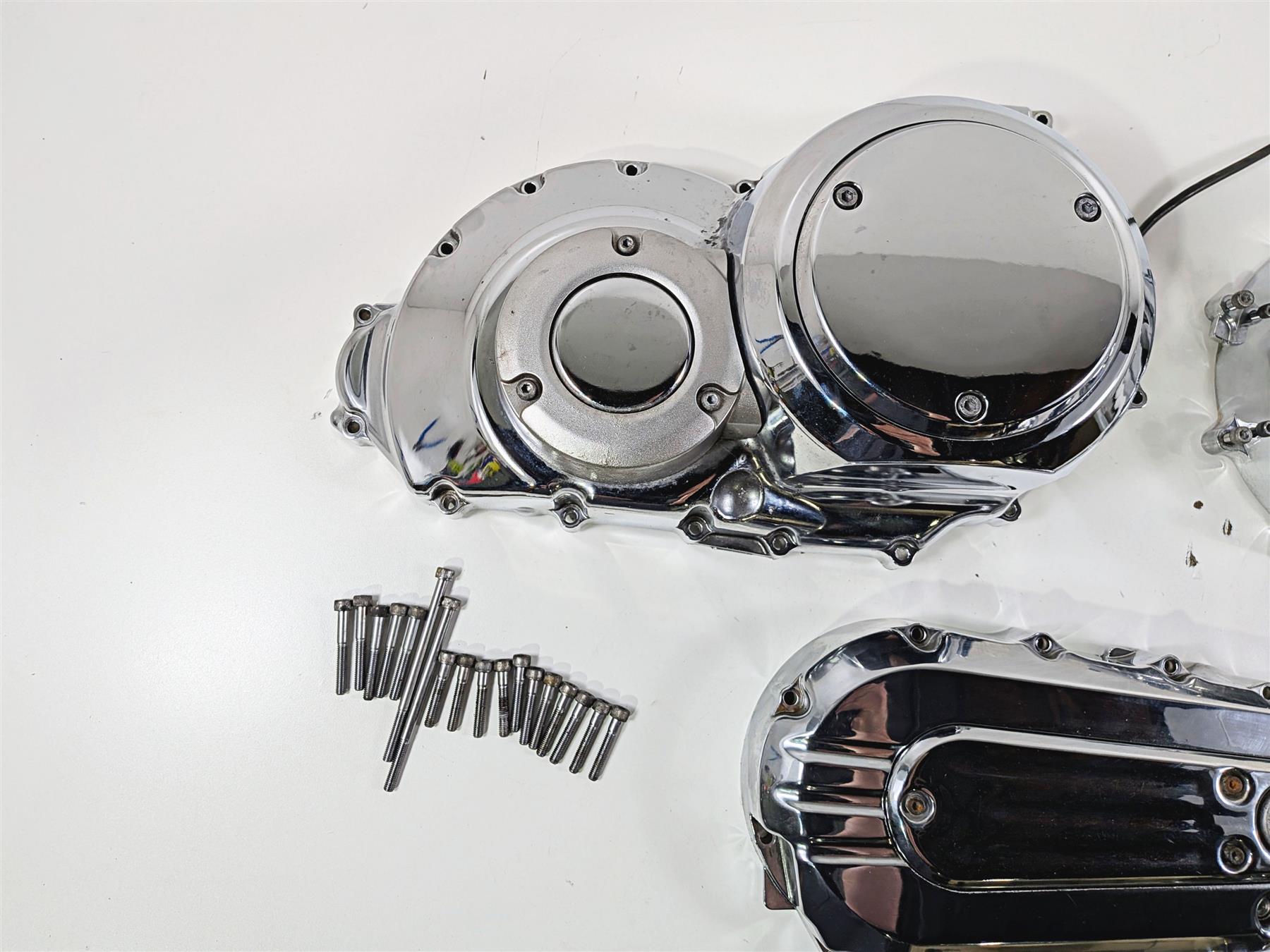 2008 Yamaha XV1900 Roadliner S Chrome Engine Motor Cover Set 1D7-15411-00 {{ shop.shopifyCountryName }} - Mototech271