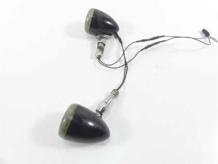 2008 Harley Softail FLSTSB Cross Bones Rear Smoked Led Blinker Signals 68804-06 {{ shop.shopifyCountryName }} - Mototech271