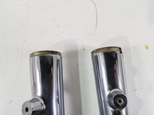 Load image into Gallery viewer, 2003 Harley Softail FXSTDI Deuce 100th Front Fork Lower Chrome Leg Set 46068-00 | Mototech271
