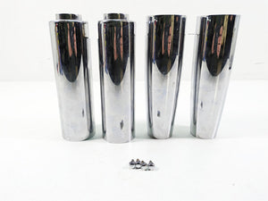 2006 Honda V-Twin VTX1300 R Front Fork Leg Chrome Cover Set - Read 51610-MEA-670