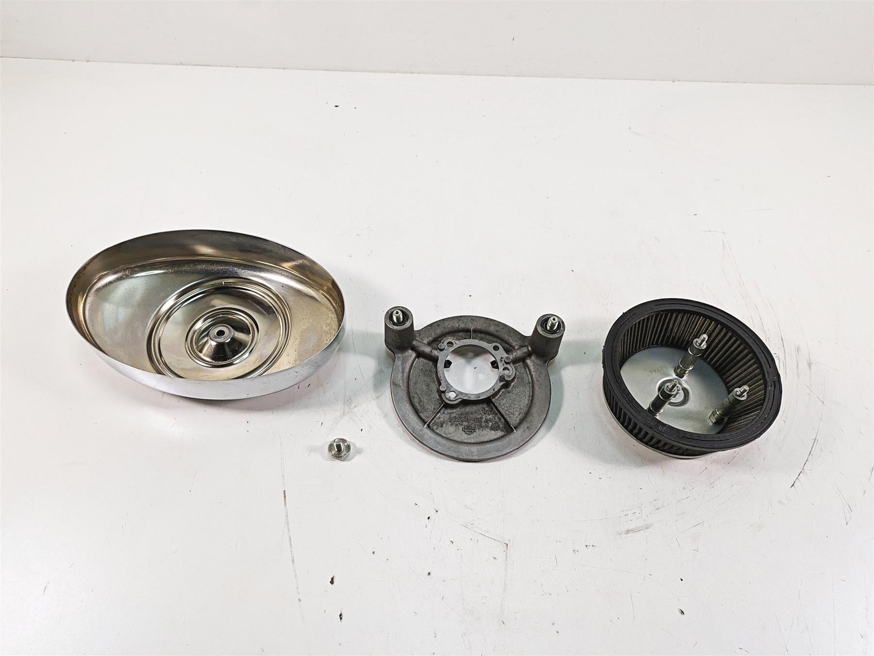 2006 Harley Softail FXSTSI Springer Air Cleaner Breather Filter & Cover 29478-05 {{ shop.shopifyCountryName }} - Mototech271