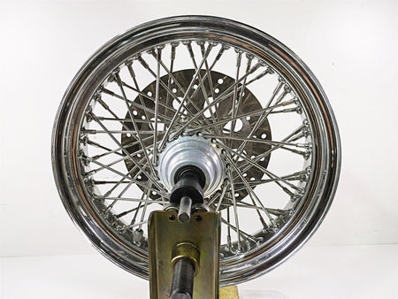 2002 Indian Spirit Deluxe Spoke Front Wheel Rim & Rotor 16x3.5 1mm Runout 21-950 {{ shop.shopifyCountryName }} - Mototech271