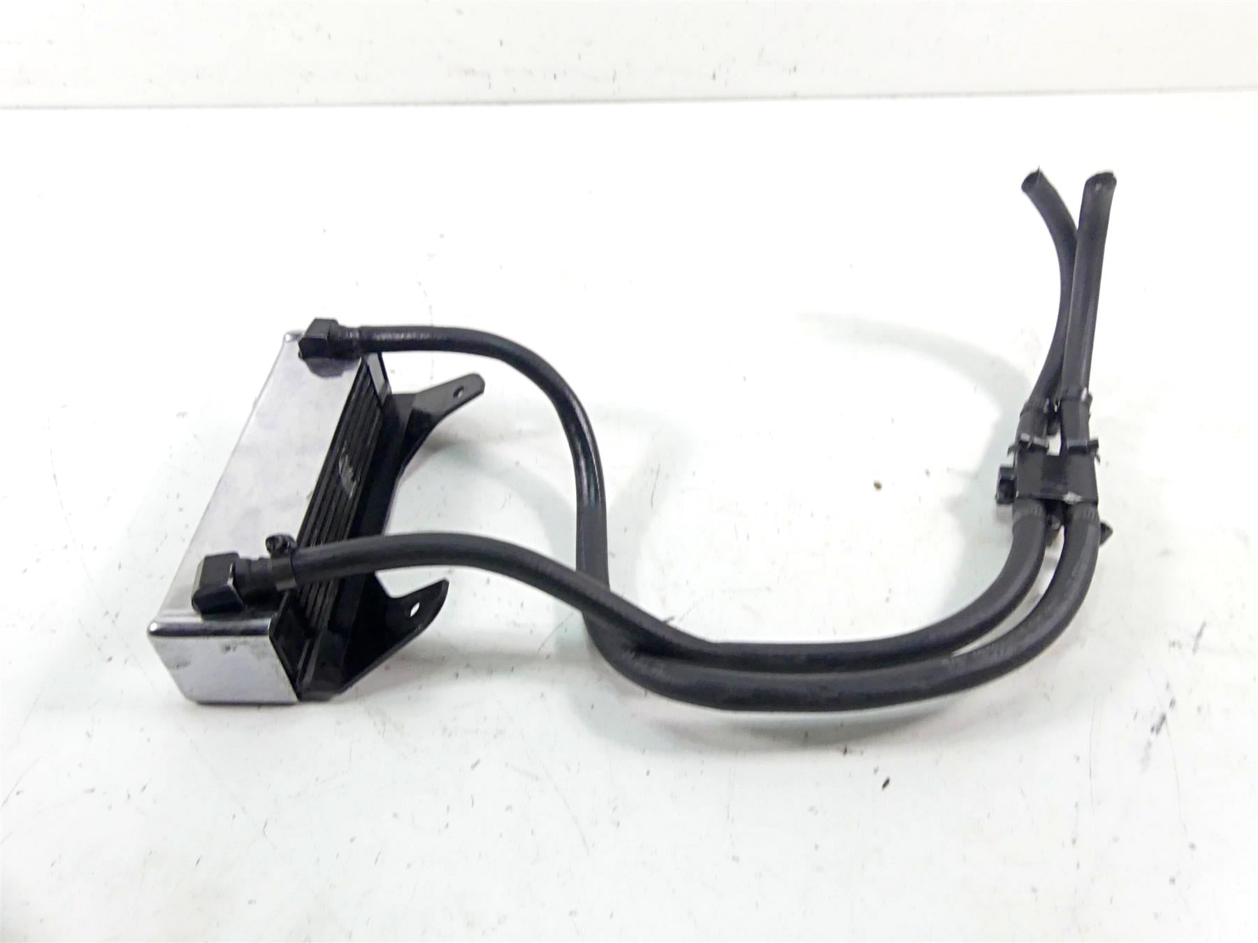 2002 Harley Touring FLHTC Electra Glide Oil Cooler Lines & Hoses & Chrome Cover {{ shop.shopifyCountryName }} - Mototech271