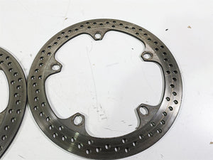 2004 BMW R1150GS R21 Front Brake Disc Rotor Set L 34112314893 R 34112314894 | Mototech271