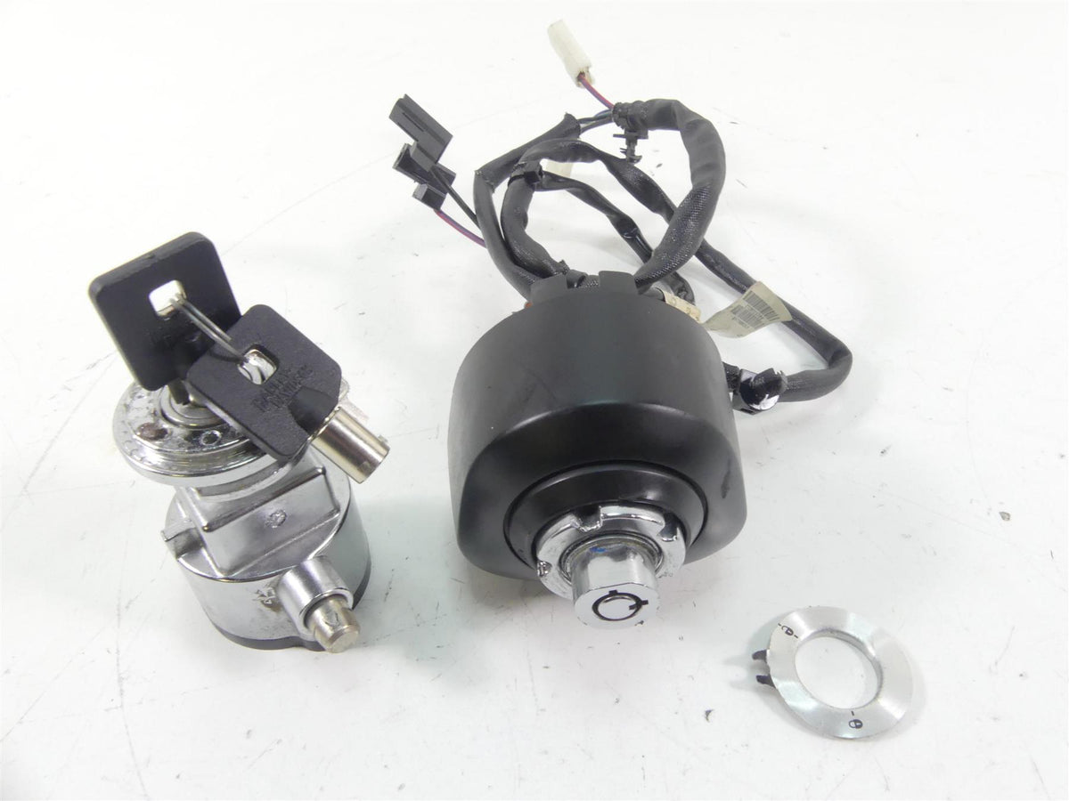 2016 Harley FXDL Dyna Low Rider Ignition Switch Steering Key Lock Set 71475-06B {{ shop.shopifyCountryName }} - Mototech271