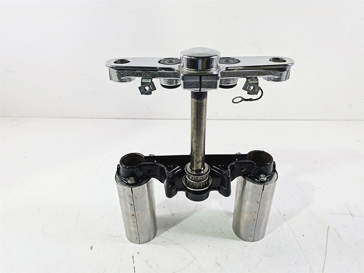 2008 Harley FLSTC 105TH Softail Heritage Lower & Upper Triple Tree Set 45605-00A {{ shop.shopifyCountryName }} - Mototech271