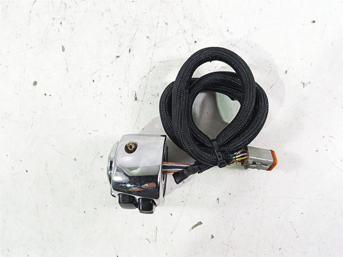 2002 Harley FLSTC Softail Heritage Left Chrome Hand Control Switch 71682-06A {{ shop.shopifyCountryName }} - Mototech271