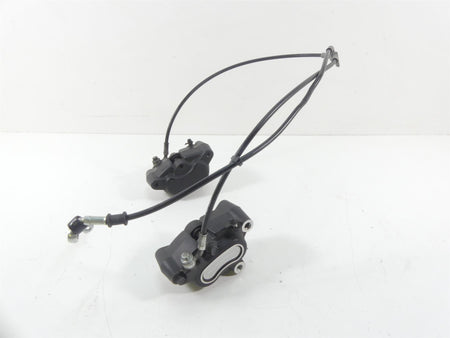 2009 Harley FXDF Dyna Fat Bob Front Brake Caliper Set + Lines 44046-08 44487-08 {{ shop.shopifyCountryName }} - Mototech271