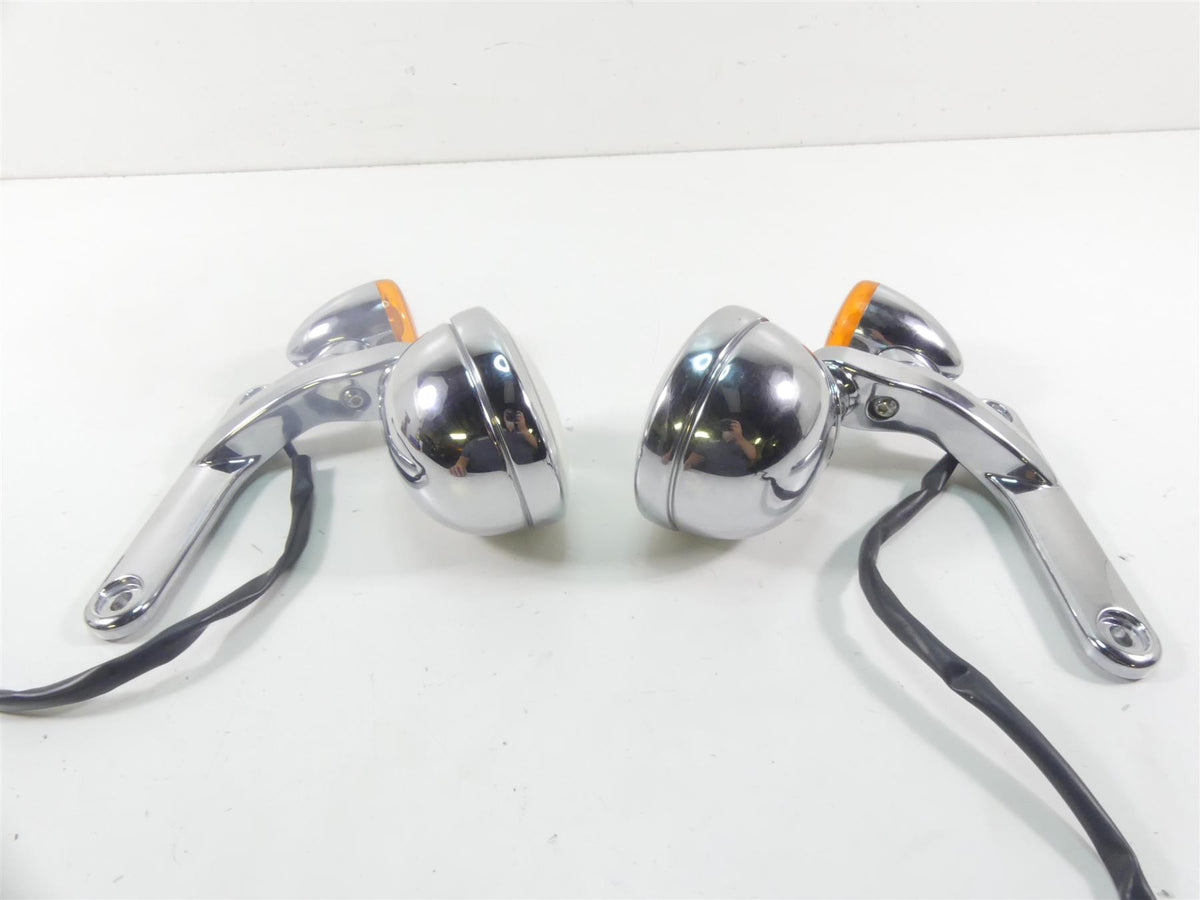 2010 Harley Touring FLHX Street Glide Front Blinker Spot Light Set 69548-06 {{ shop.shopifyCountryName }} - Mototech271