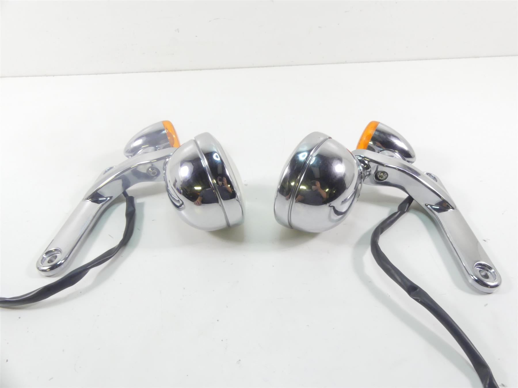 2010 Harley Touring FLHX Street Glide Front Blinker Spot Light Set 69548-06 {{ shop.shopifyCountryName }} - Mototech271