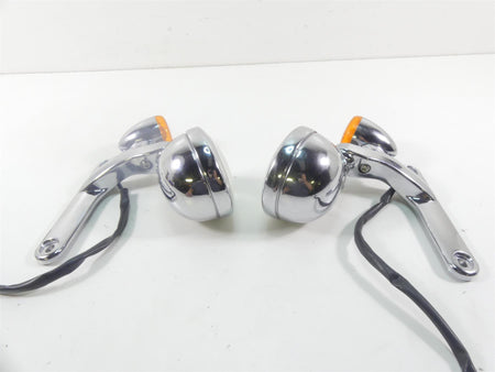 2010 Harley Touring FLHX Street Glide Front Blinker Spot Light Set 69548-06 {{ shop.shopifyCountryName }} - Mototech271