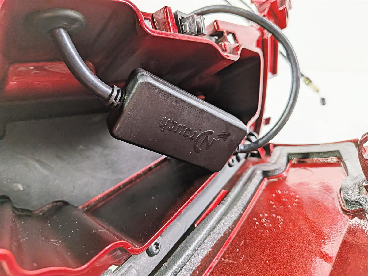 2013 Victory Vision Tour Left Red Storage Box Cover Fairing Set 5438102 {{ shop.shopifyCountryName }} - Mototech271