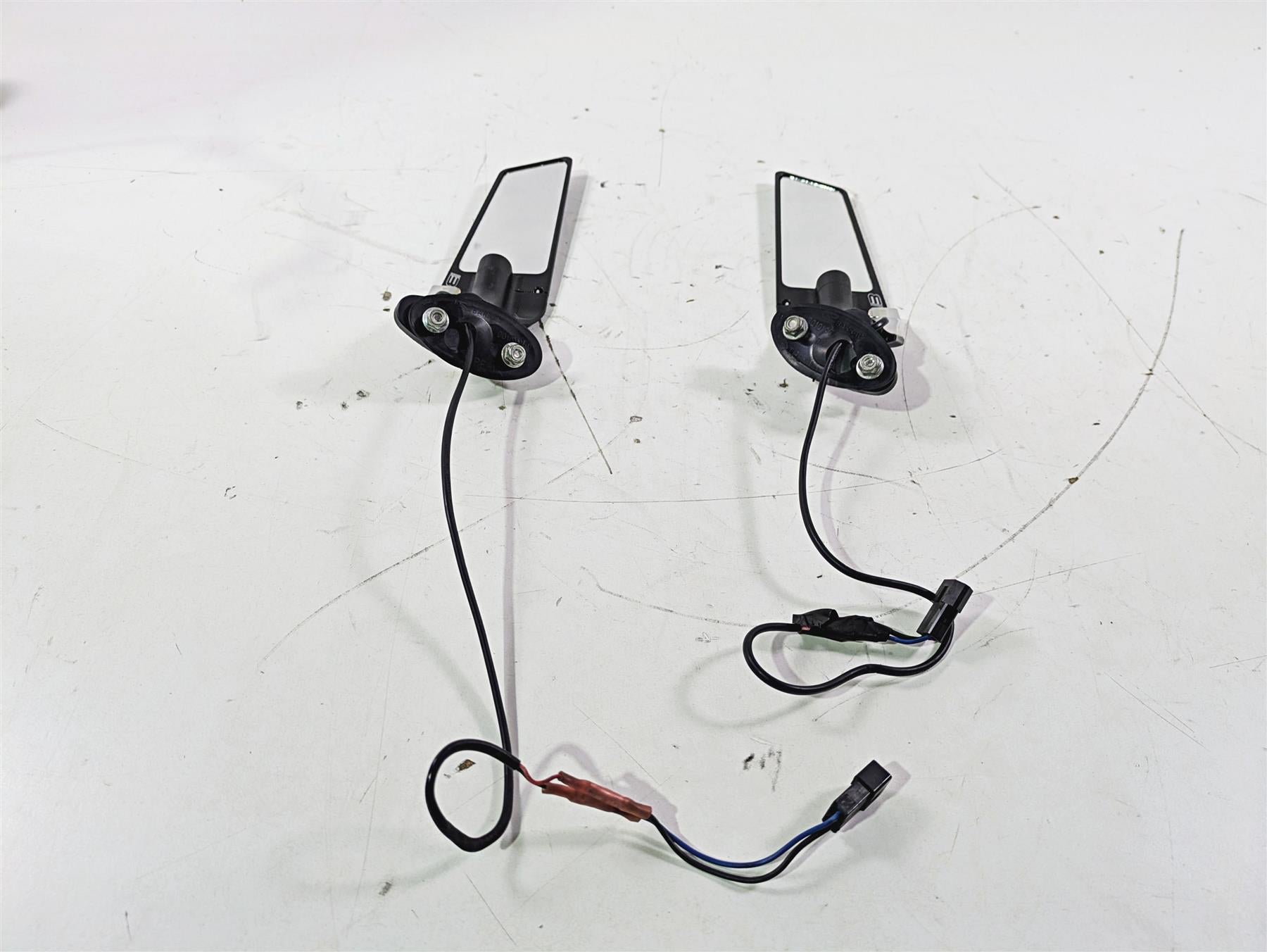 2008 Aprilia RSVR 1000 Factory Rear View Blinker Wing Mirror Set - Read