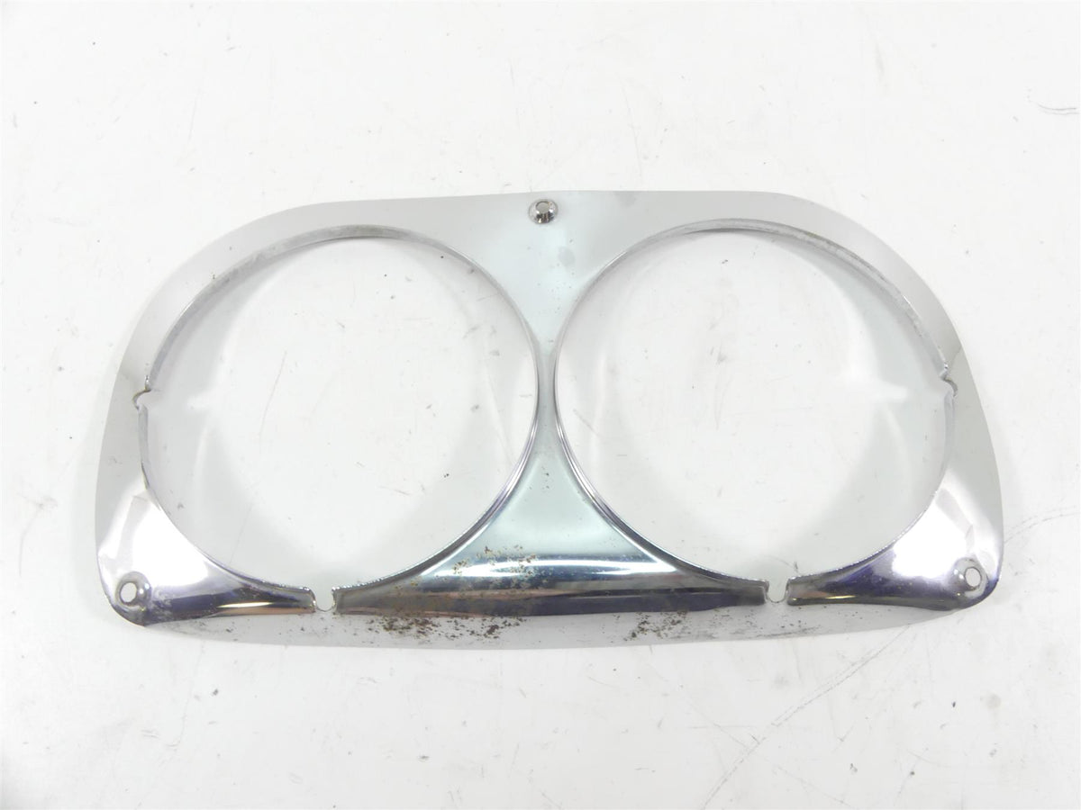 1989 Harley Touring FLTC Tour Glide Headlight Head Light Bezel Trim 58460-80 {{ shop.shopifyCountryName }} - Mototech271