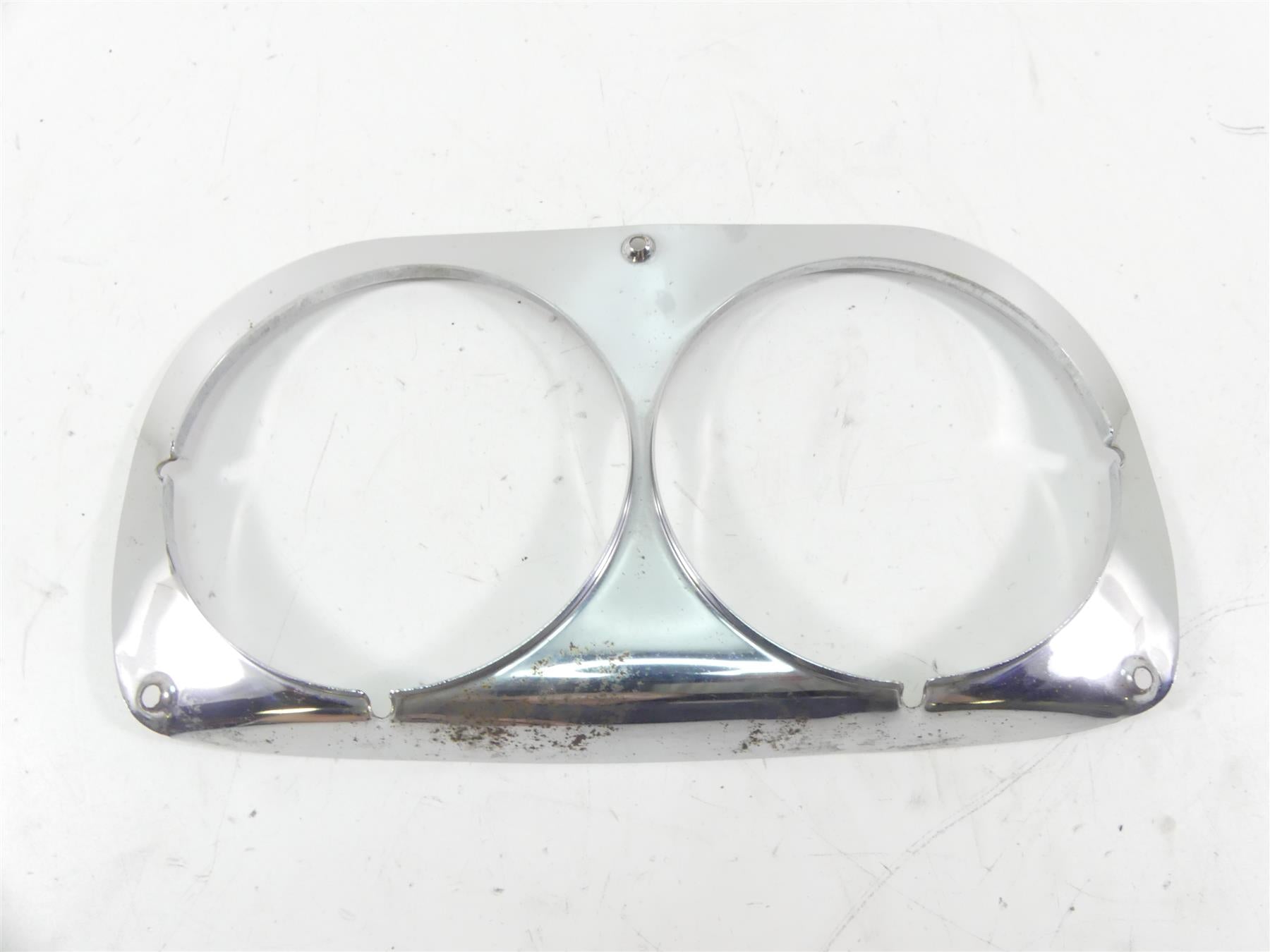 1989 Harley Touring FLTC Tour Glide Headlight Head Light Bezel Trim 58460-80 {{ shop.shopifyCountryName }} - Mototech271