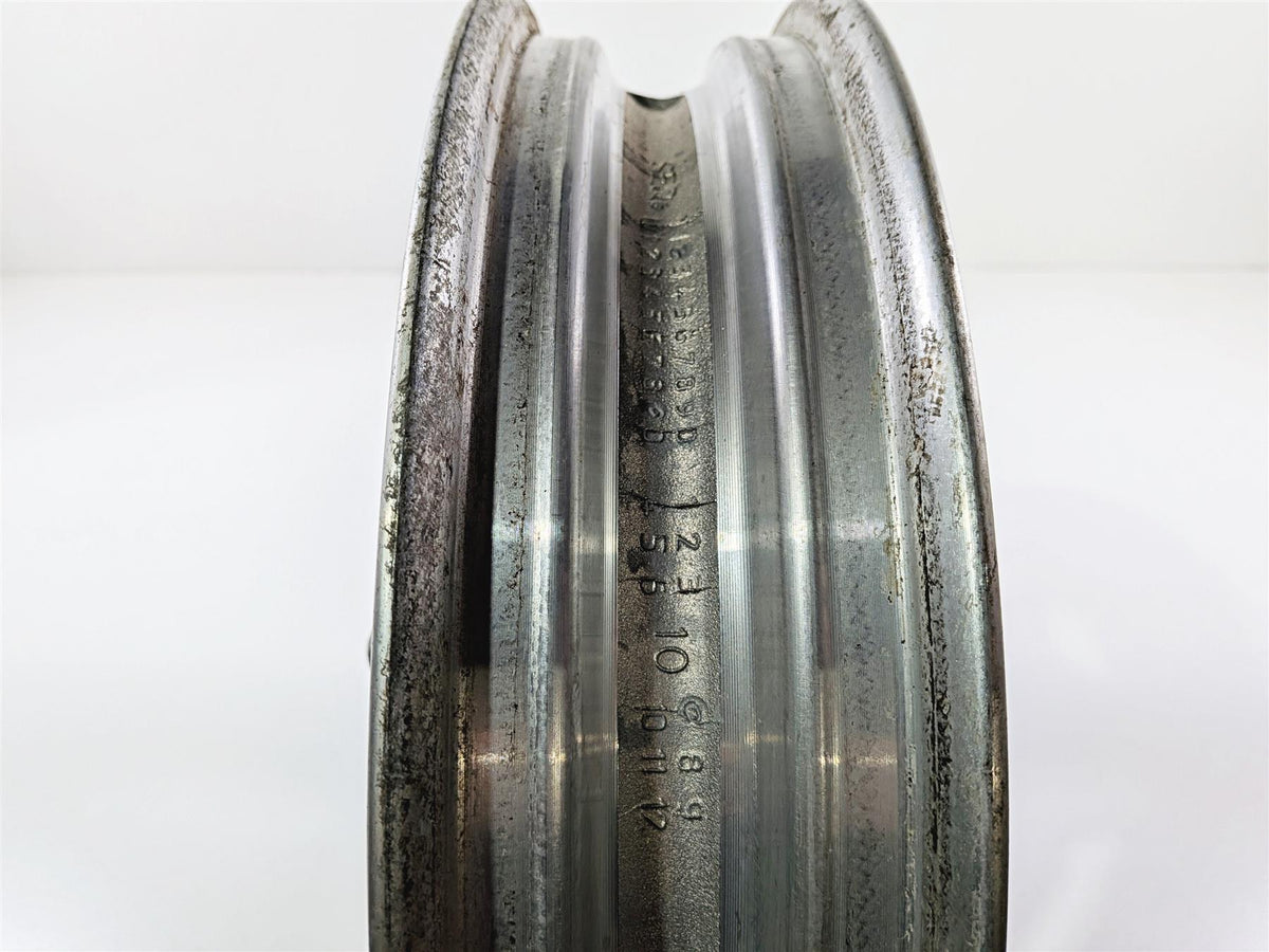 2011 Harley FXDF Dyna Fat Bob Front Wheel Rim 16x3 Straight Slotted 43300172 {{ shop.shopifyCountryName }} - Mototech271