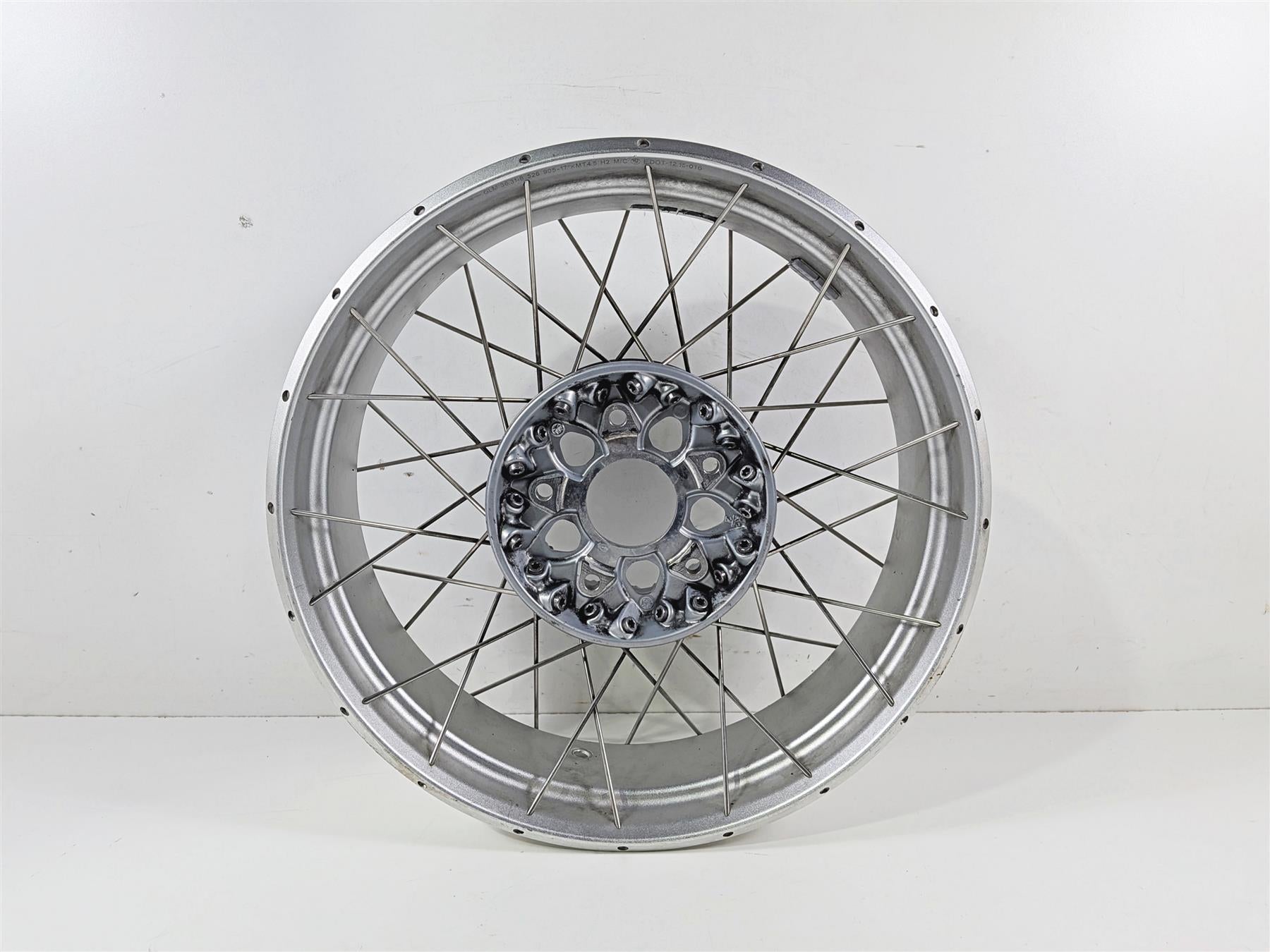 2016 BMW R1200 GS K50 17x4.5 Spoke Rear Wheel Rim 36318526651 36318526904 {{ shop.shopifyCountryName }} - Mototech271