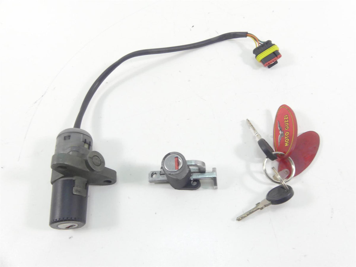 2001 Moto Guzzi California Sp 1100 Ignition Switch Key Lock Set GU03736801 {{ shop.shopifyCountryName }} - Mototech271