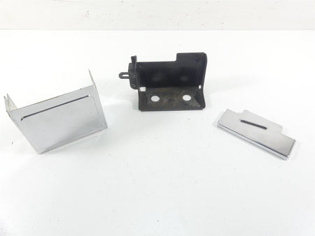 2005 Harley Dyna FXDLI Low Rider Battery Tray Holder Chrome Cover Lid 66375-97 {{ shop.shopifyCountryName }} - Mototech271