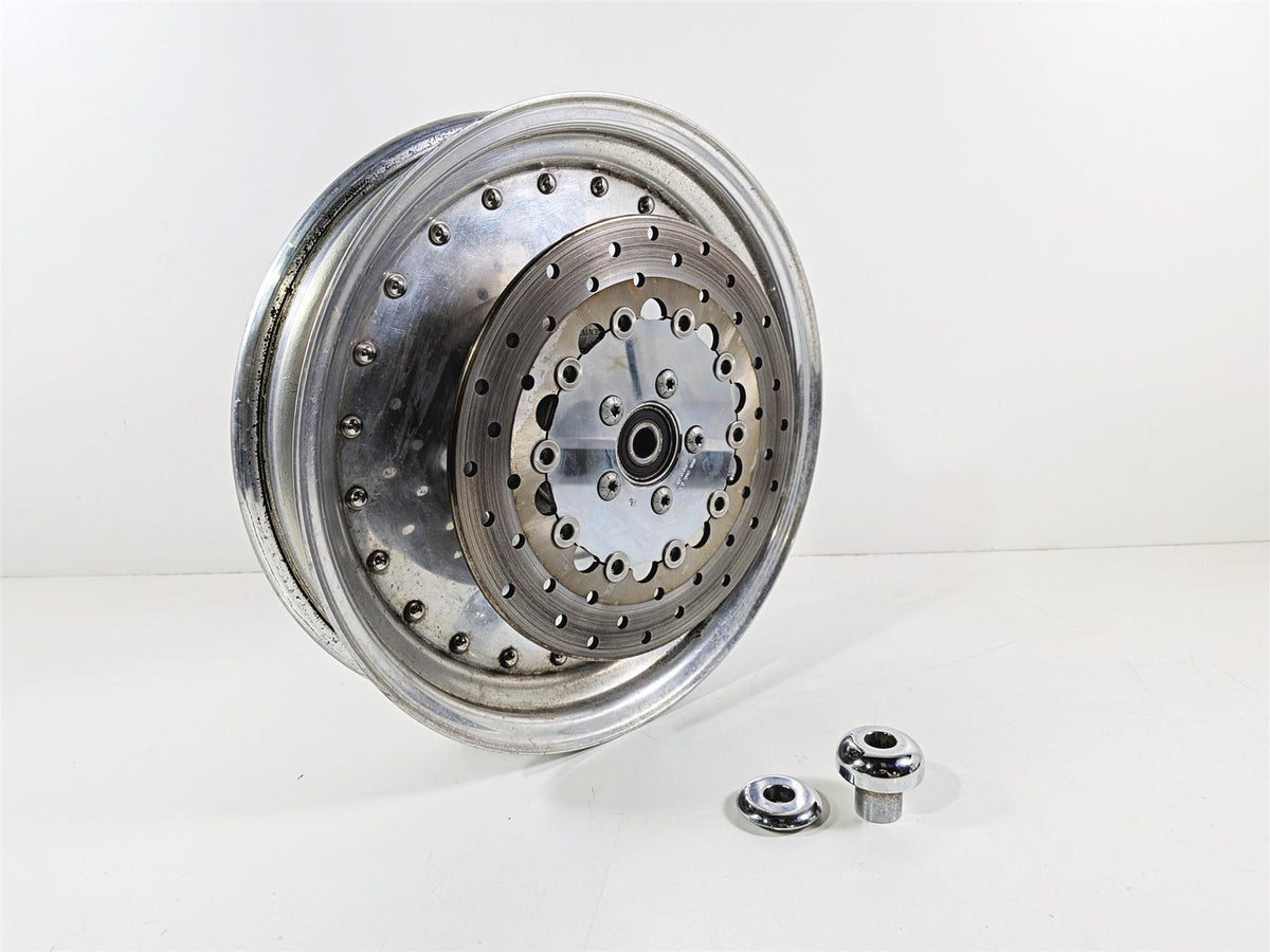 2005 Harley Softail FLSTFSE CVO Fat Boy Rear Wheel Rim Solid 16x3 41313-04-Mototech271