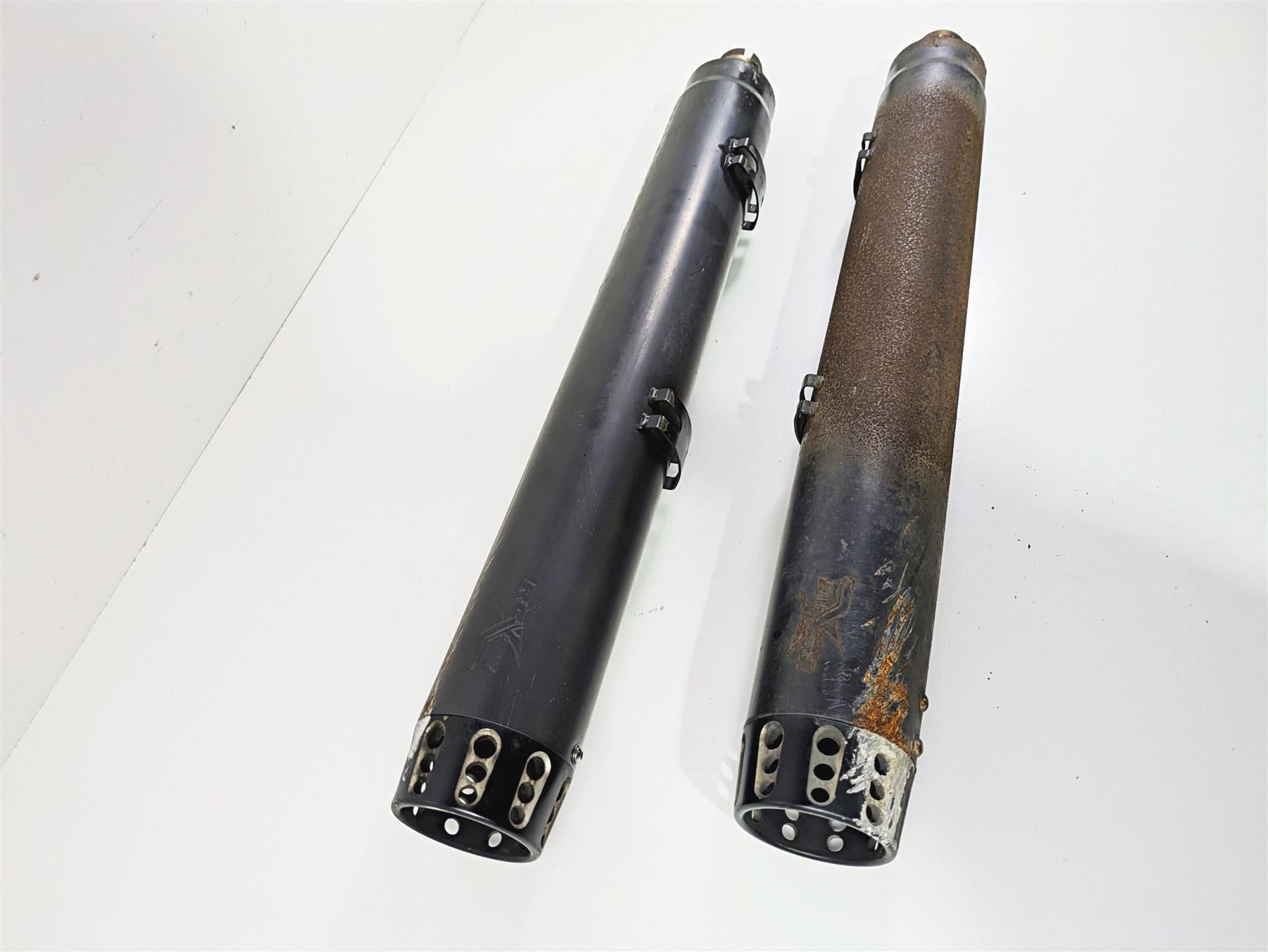 2018 Indian Springfield Dark Horse Rcx 4" Slip On Exhaust Muffler Set RCX111-14E {{ shop.shopifyCountryName }} - Mototech271