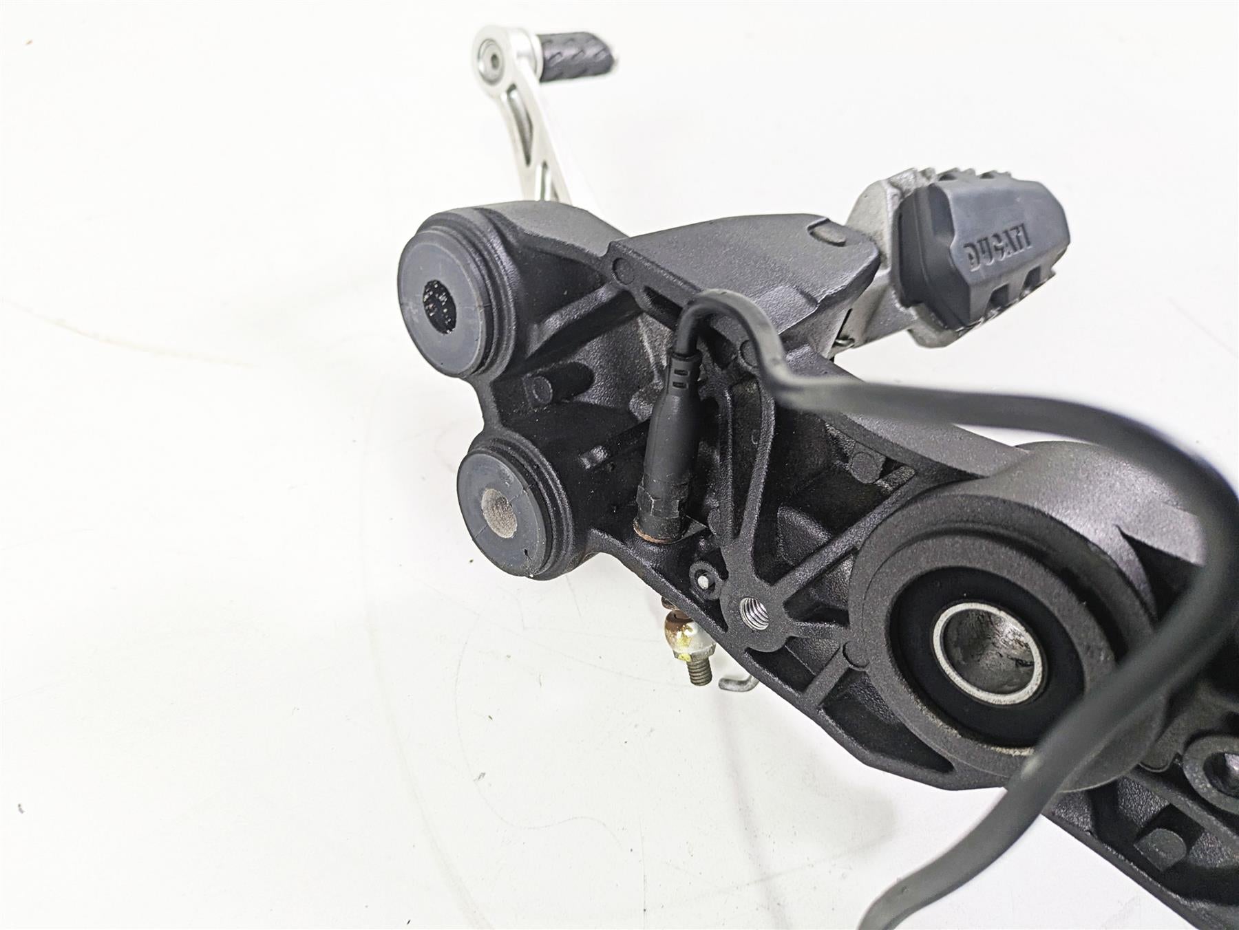 2015 Ducati Hypermotard 821 SP Right Footpeg Bracket & Brake Lever 82412101BA {{ shop.shopifyCountryName }} - Mototech271