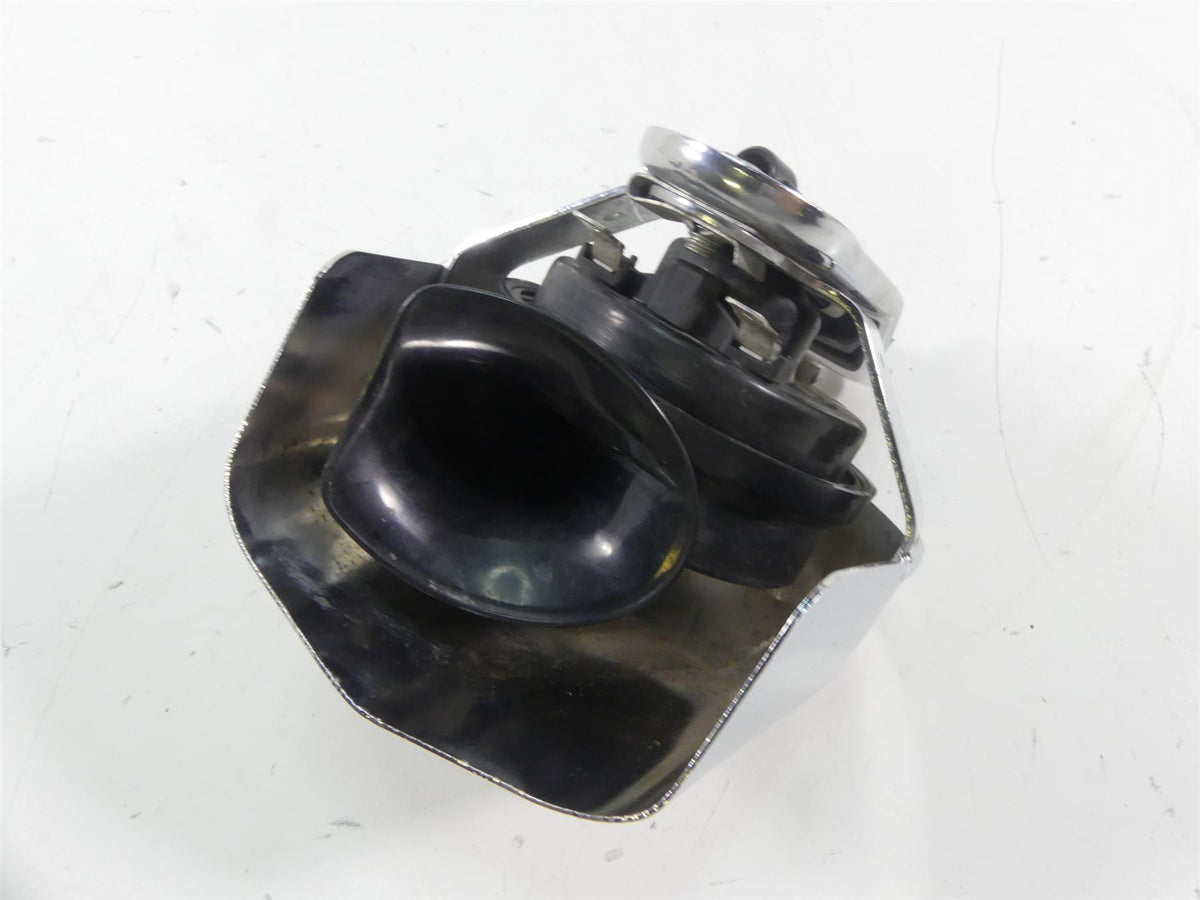 2007 Harley Touring FLHTCU SE CVO Electra Glide Horn + Chrome Cover 61300478A {{ shop.shopifyCountryName }} - Mototech271