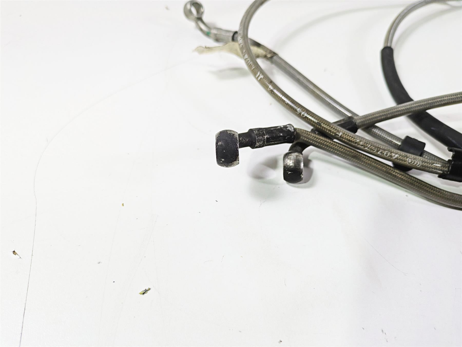 2016 Moto Guzzi Stelvio 1200 8V NTX Abs Brake Line Hose Set 886163 886164 {{ shop.shopifyCountryName }} - Mototech271