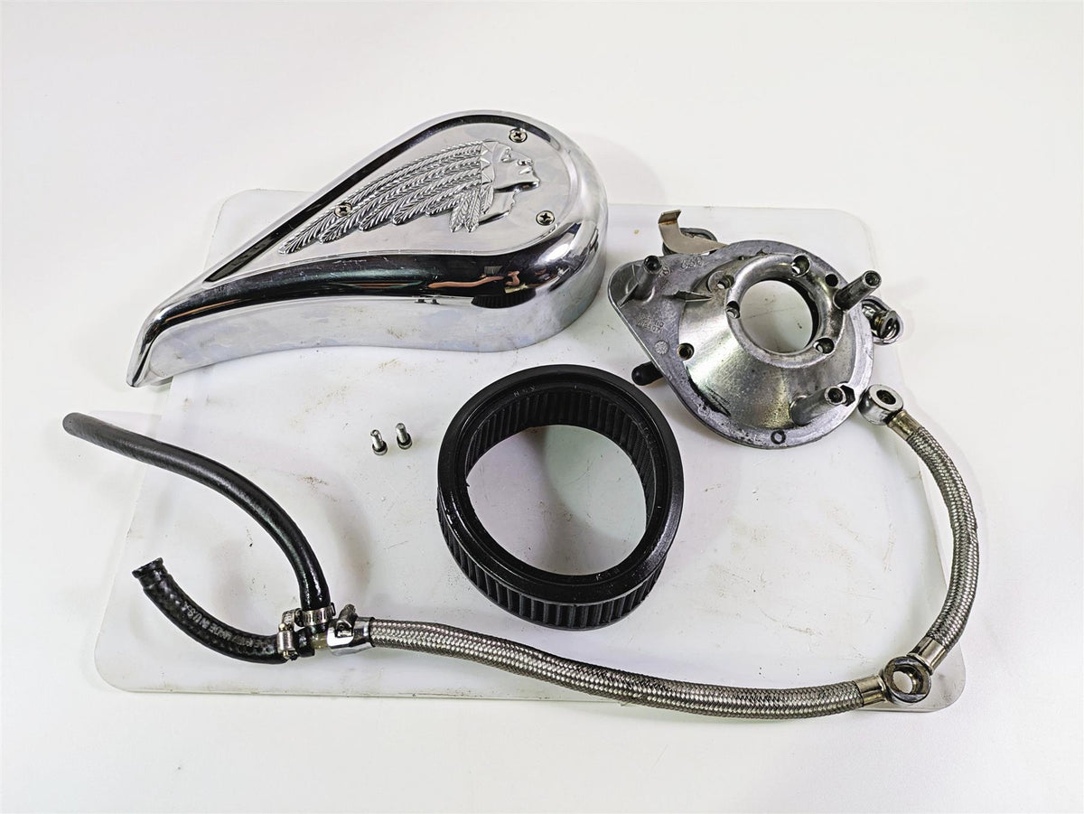 2002 Indian Spirit Deluxe Air Cleaner Breather Filter Set 07-809 07-800 {{ shop.shopifyCountryName }} - Mototech271