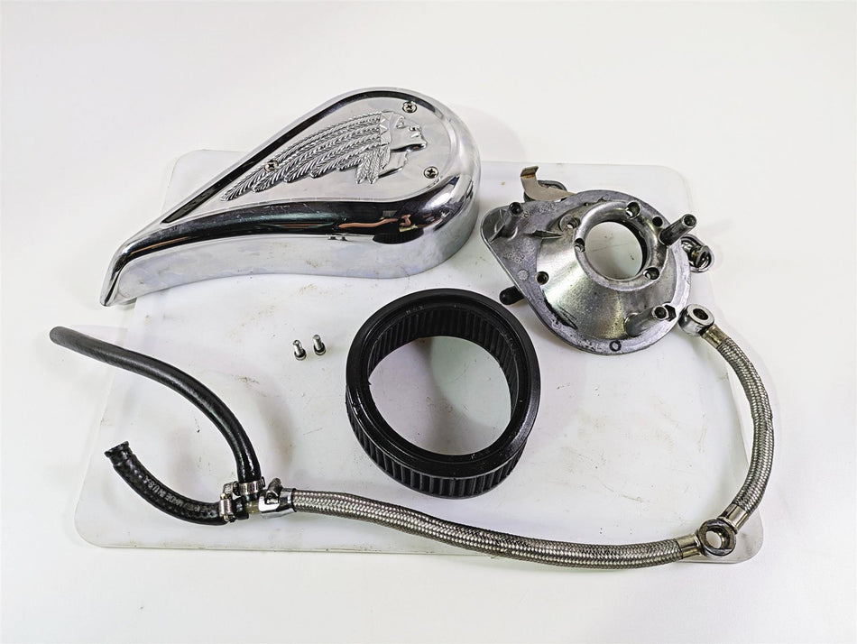 2002 Indian Spirit Deluxe Air Cleaner Breather Filter Set 07-809 07-800 {{ shop.shopifyCountryName }} - Mototech271