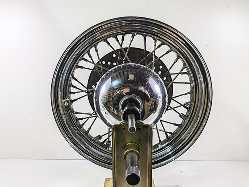 1992 Harley FLSTC Softail Heritage 16x3 Front Wheel Spoke Rim + Cover 43005-86 | Mototech271